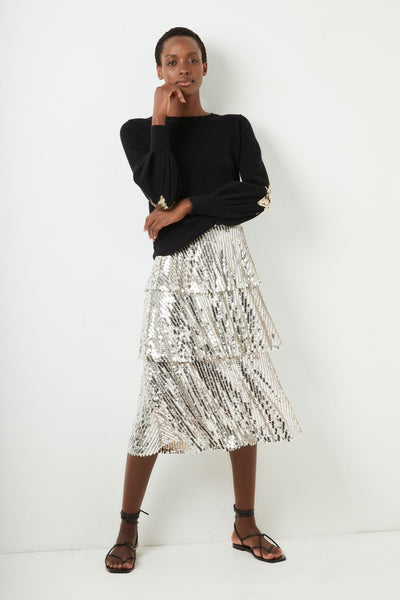 My pick of the best current silver sequin skirts!