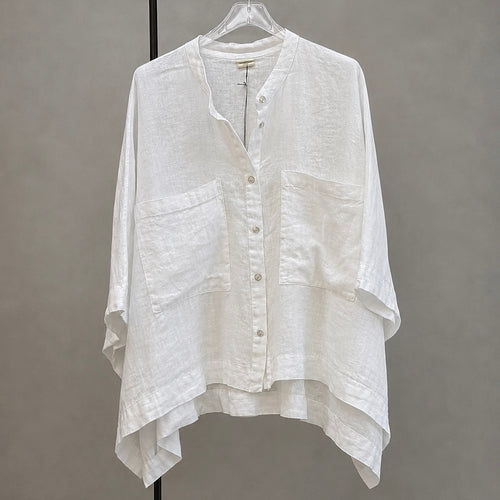 Amalfi linen white blouse *NEW*