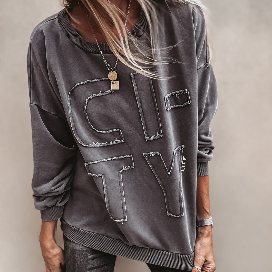 Vintage grey CITY sweatshirt *NEW* (Copy)