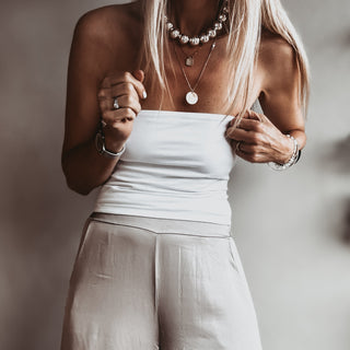 Bea White bandeau top *NEW*