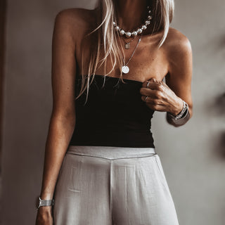 Bea Black bandeau top *NEW*