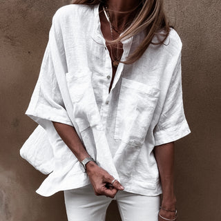 Tana linen white blouse *NEW*