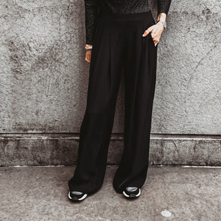 BLACK Amy palazzo pants