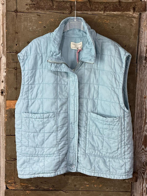 Aqua quilted gilet jacket *NEW*