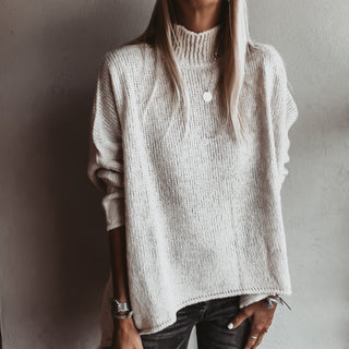 Milano WHITE HIGH NECK jumper *NEW*