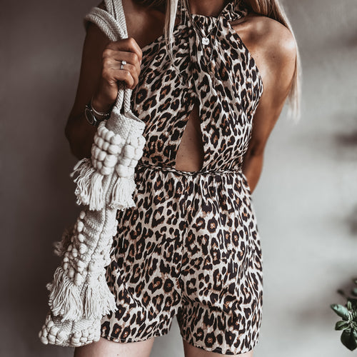 Lara Leopard playsuit *NEW*⁸