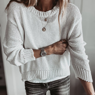 100% cotton WHITE Wolfie knit *NEW*