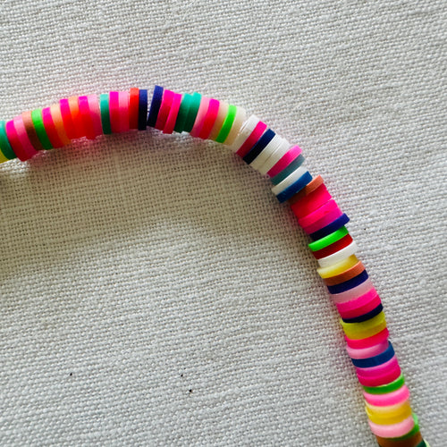 Multi coloured summer necklace