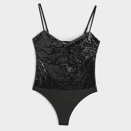 BLACK Sequin bodysuit *NEW*