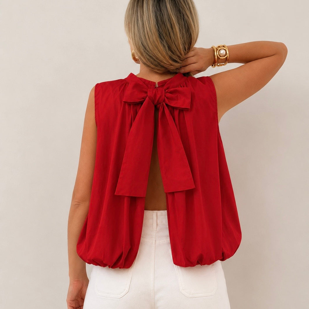 Bella Red with bow on back *NEW*