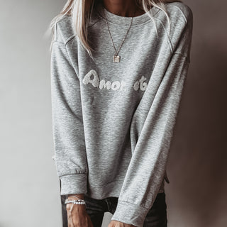 AMOR ETC grey sweatshirt *NEW*