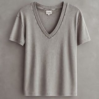 Vila V neck ribbed tee  *NEW*