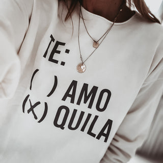 Tequila Super slouchy boyfriend sweatshirt *NEW*