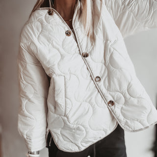 Cream Callie quilted jacket *NEW*