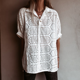 Oversized Laria Broderie Blouse *NEW*