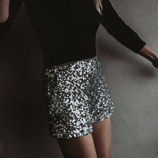 Rio SILVER Sequin HOT PANTS