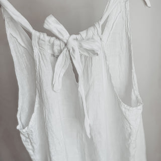 Libby white linen jumpsuit *NEW*