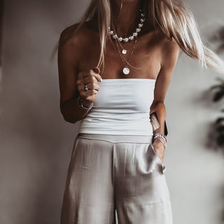 Bea White bandeau top *NEW*