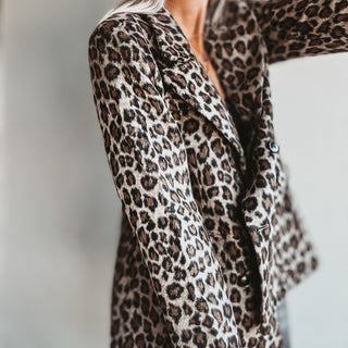 Leopard boyfriend blazer  *NEW*