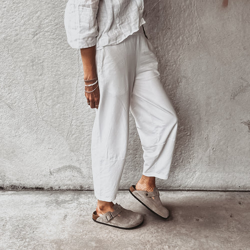 Bright white Jega joggers  *NEW*