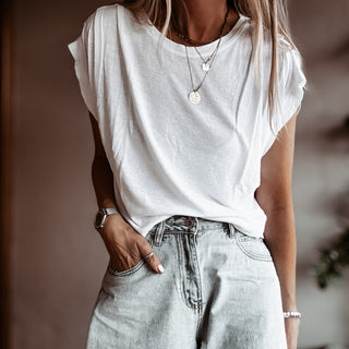 WHITE May TEE *NEW*