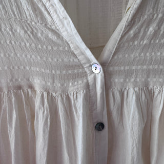 Cream Pennie pleated blouse *NEW*