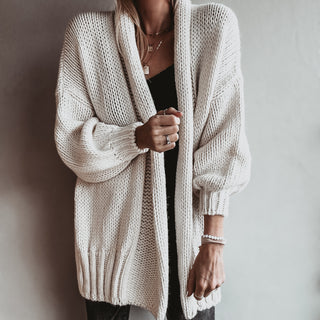 Cream / black Cities Cardigan *NEW*