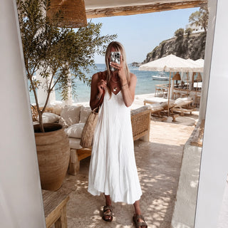 Crete VINTAGE WHITE dress *NEW*