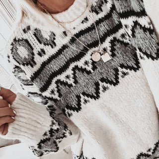 Monochrome slouchy jumper *NEW*