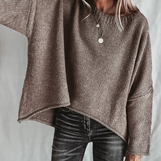 Milano biscuit SCOOP NECK jumper *NEW*