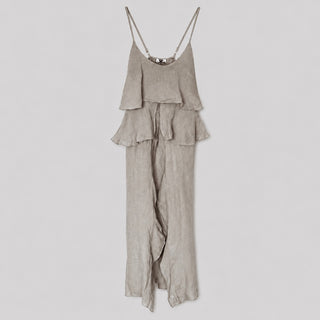Livy long sand linen top *NEW*