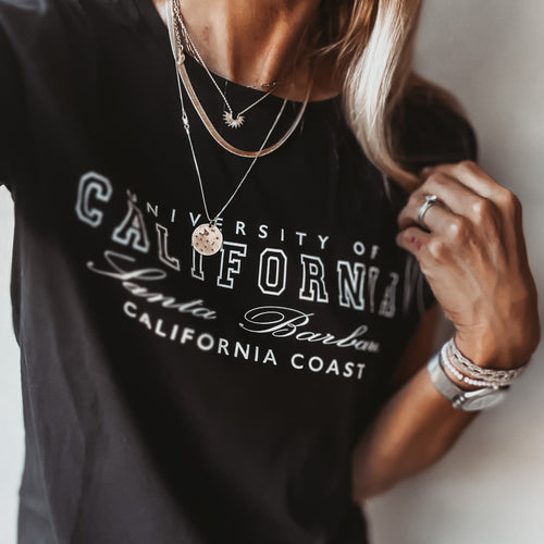 California black tee *size Uk 12-14*