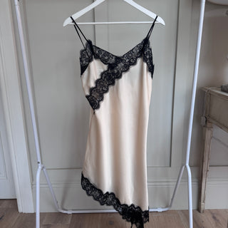 Champagne Lia Lace asymmetric cami dress *NEW*