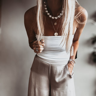 Bea White bandeau top *NEW*