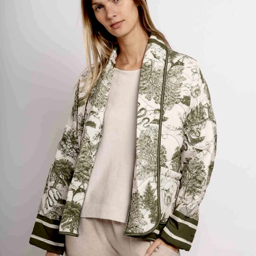 KHAKI Eden quilted jacket *NEW*