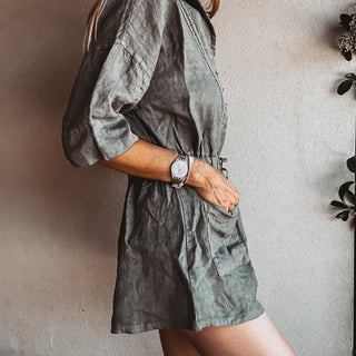 Verena light khaki playsuit *NEW*