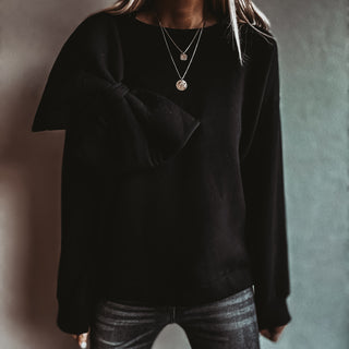 Black Bow sweatshirt *NEW*