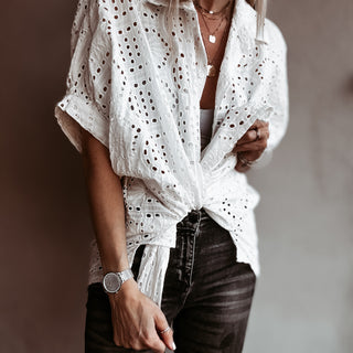 Oversized Laria Broderie Blouse *NEW*