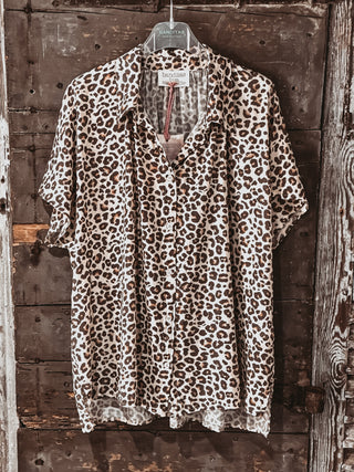 Lina Leopard blouse
