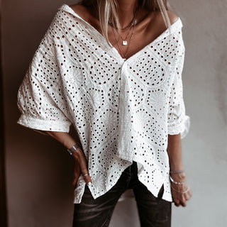 Oversized Laria Broderie Blouse *NEW*