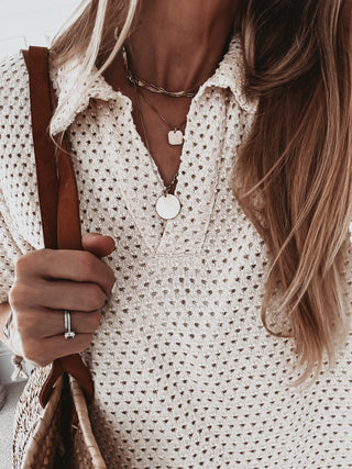 Kayenta Crochet CREAM dress