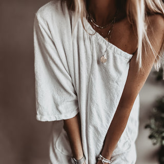 White off shoulder beach playsuit *NEW*