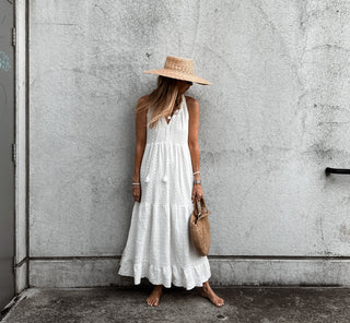 Paros WHITE summer dress  *NEW*