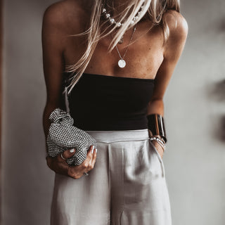 Bea Black bandeau top *NEW*