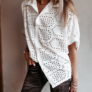 Oversized Laria Broderie Blouse *NEW*