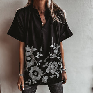 Black meadow Blouse *NEW*