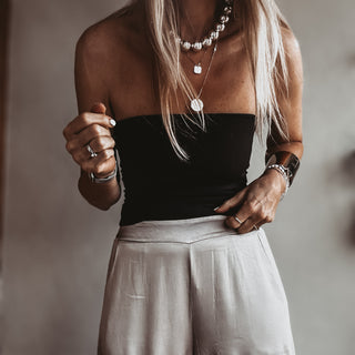 Bea Black bandeau top *NEW*