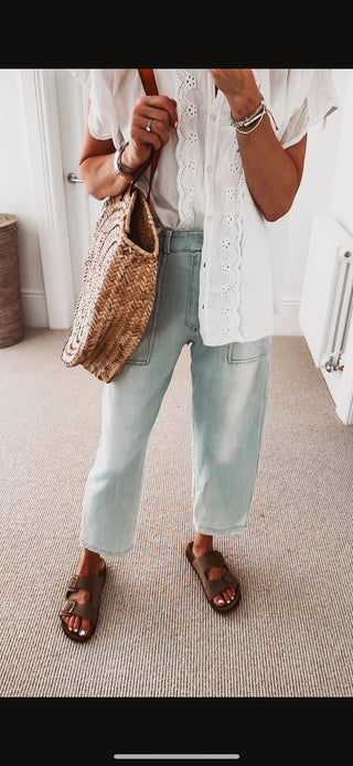 Nash pale blue jogger jeans *NEW*