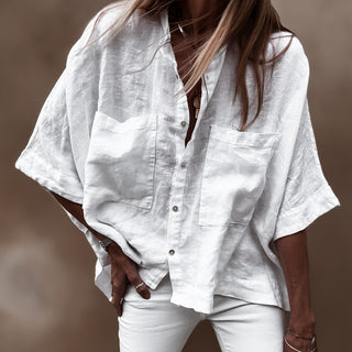 Tana linen white blouse *NEW*
