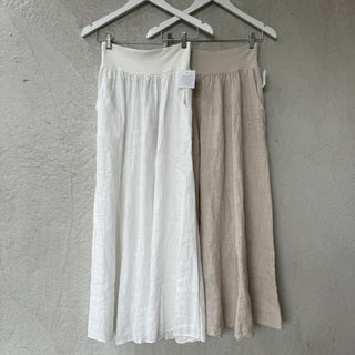 Loire linen BEIGE skirt *NEW*